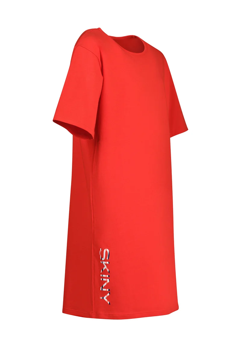 Night In Skiny Pyjama Girls sleepshirt short sleeve | cheeky red 030081-08S549