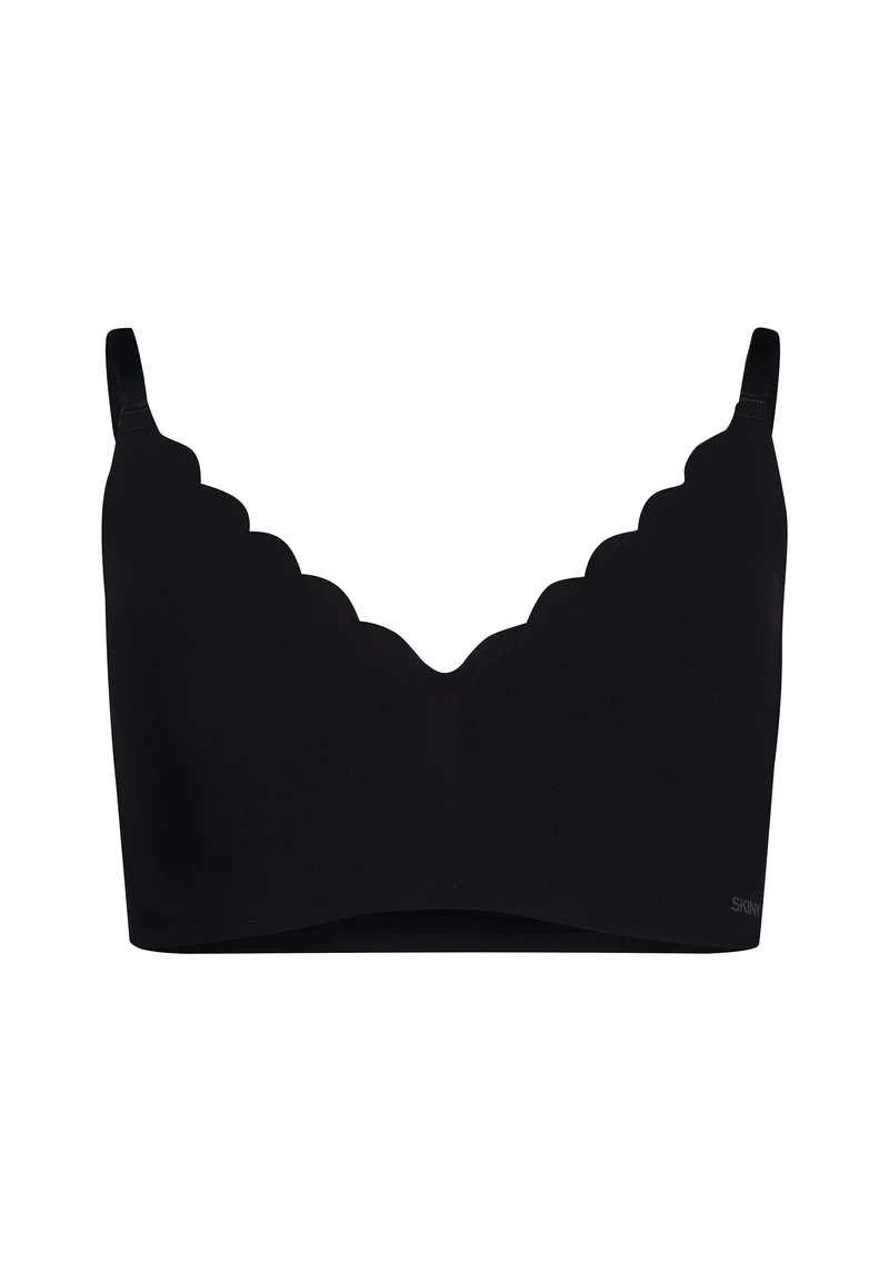 Fantasticomfort Girls crop top remov. pads | black 030078-087665