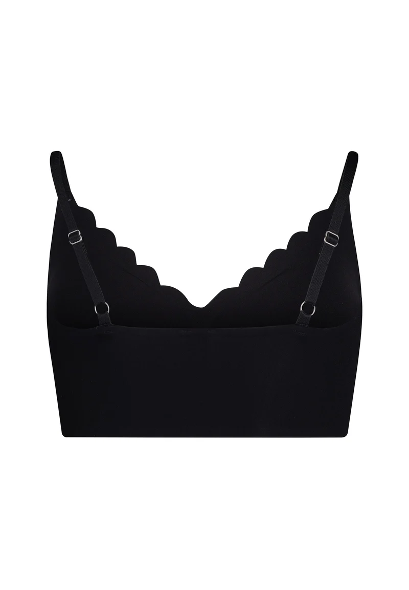Fantasticomfort Girls crop top remov. pads | black 030078-087665