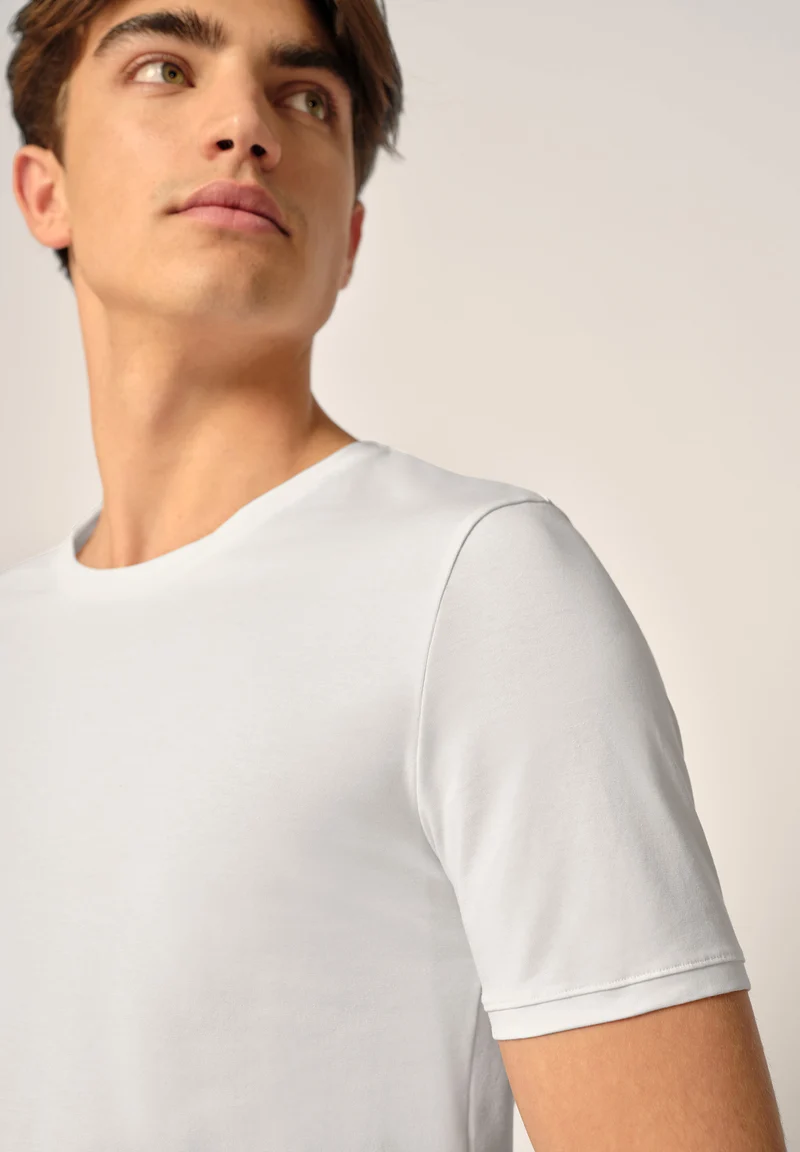 Cotton Fresh Shirt short sleeve | white 080983-080500