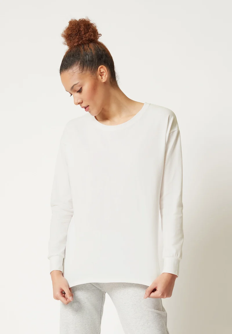 Night In Mix & Match Shirt long sleeve | ivory 080775-087608