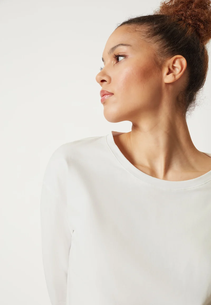 Night In Mix & Match Shirt long sleeve | ivory 080775-087608