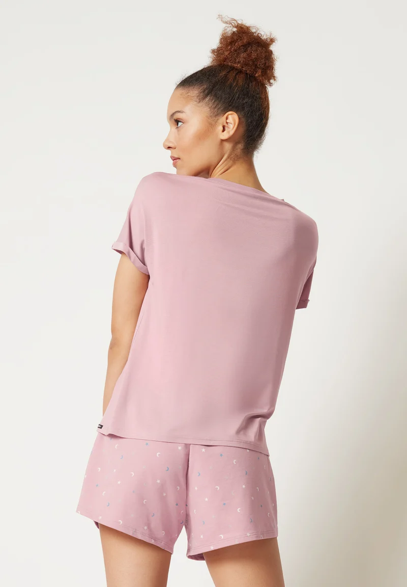 Night In Mix & Match Shirt short sleeve | woodrose 080774-08S337
