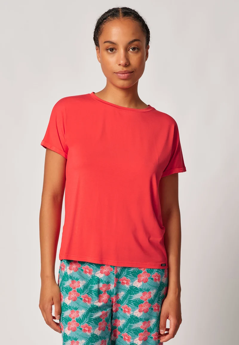 Night In Mix & Match Shirt short sleeve | hibiscus 080774-08S753