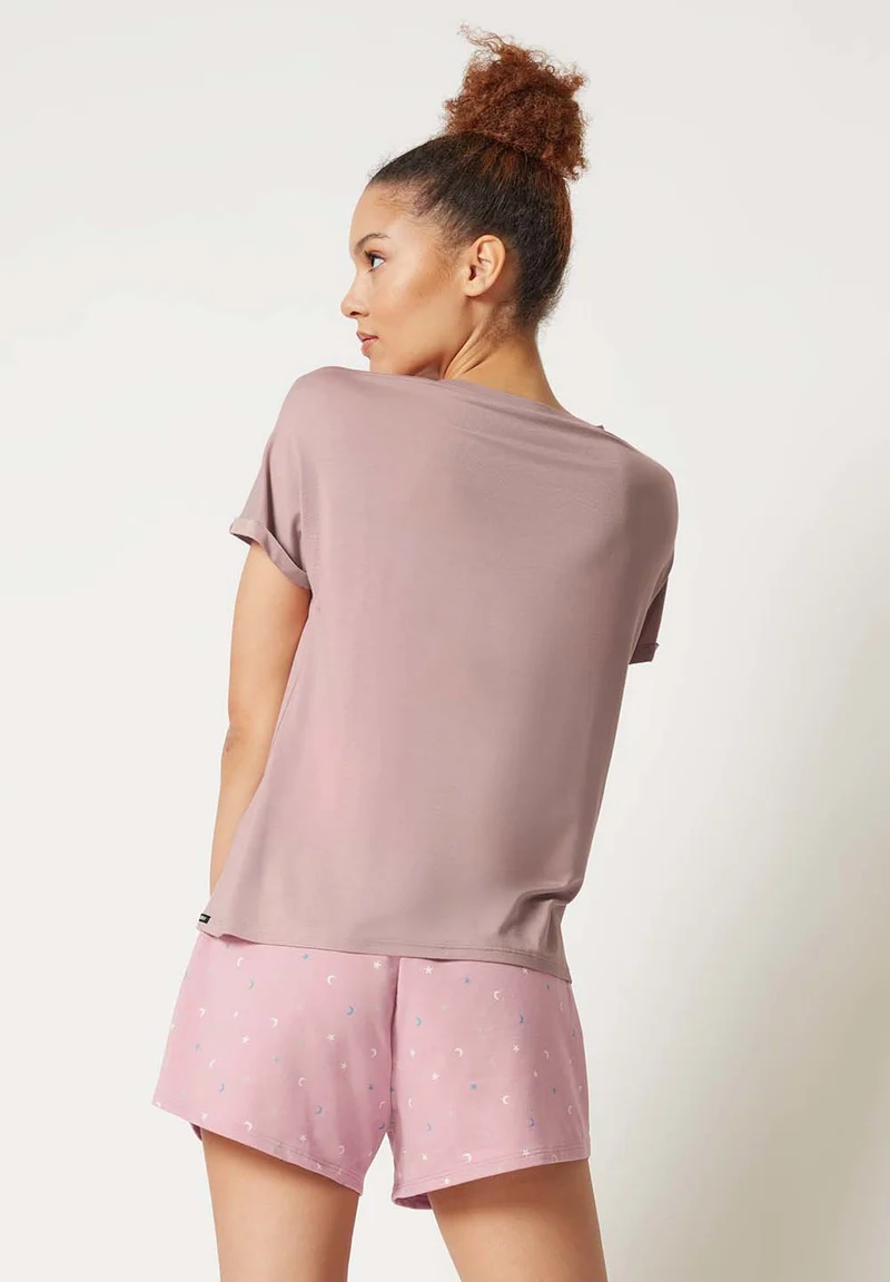 Night In Mix & Match Shirt short sleeve | rose smoke 080774-08S675