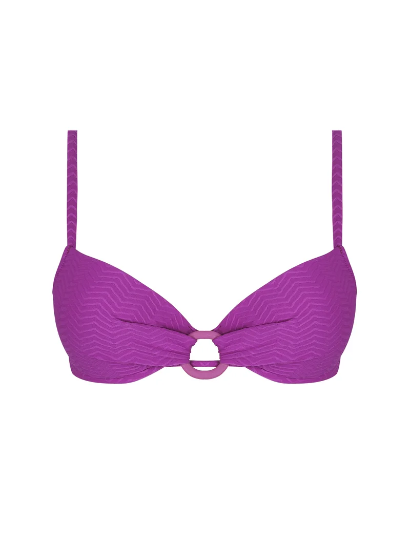Antigel Swimwear von Lise Charmel - La Zigzag Gepolstertes Bikini-Oberteil Mauve