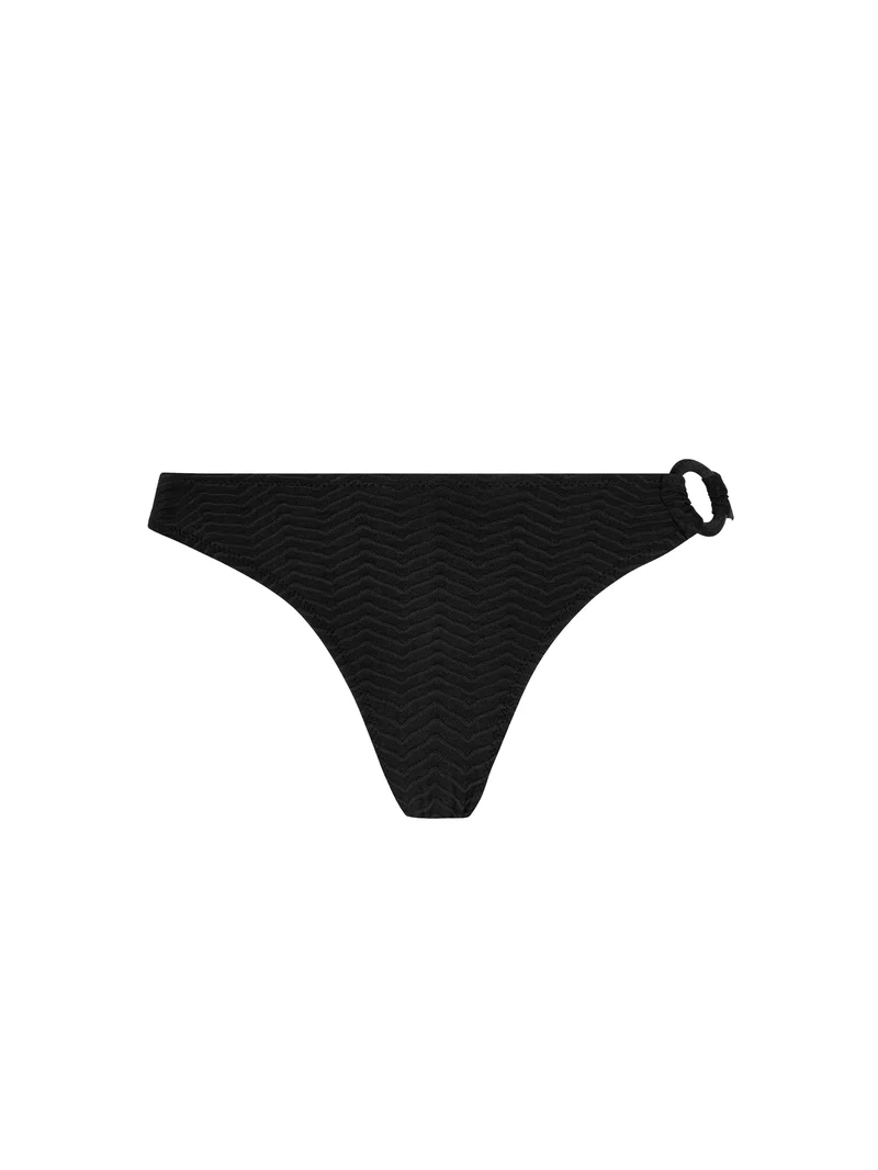 Antigel Bademode von Lise Charmel – La Zigzag High Cut Mini Bikini Bottom Noir