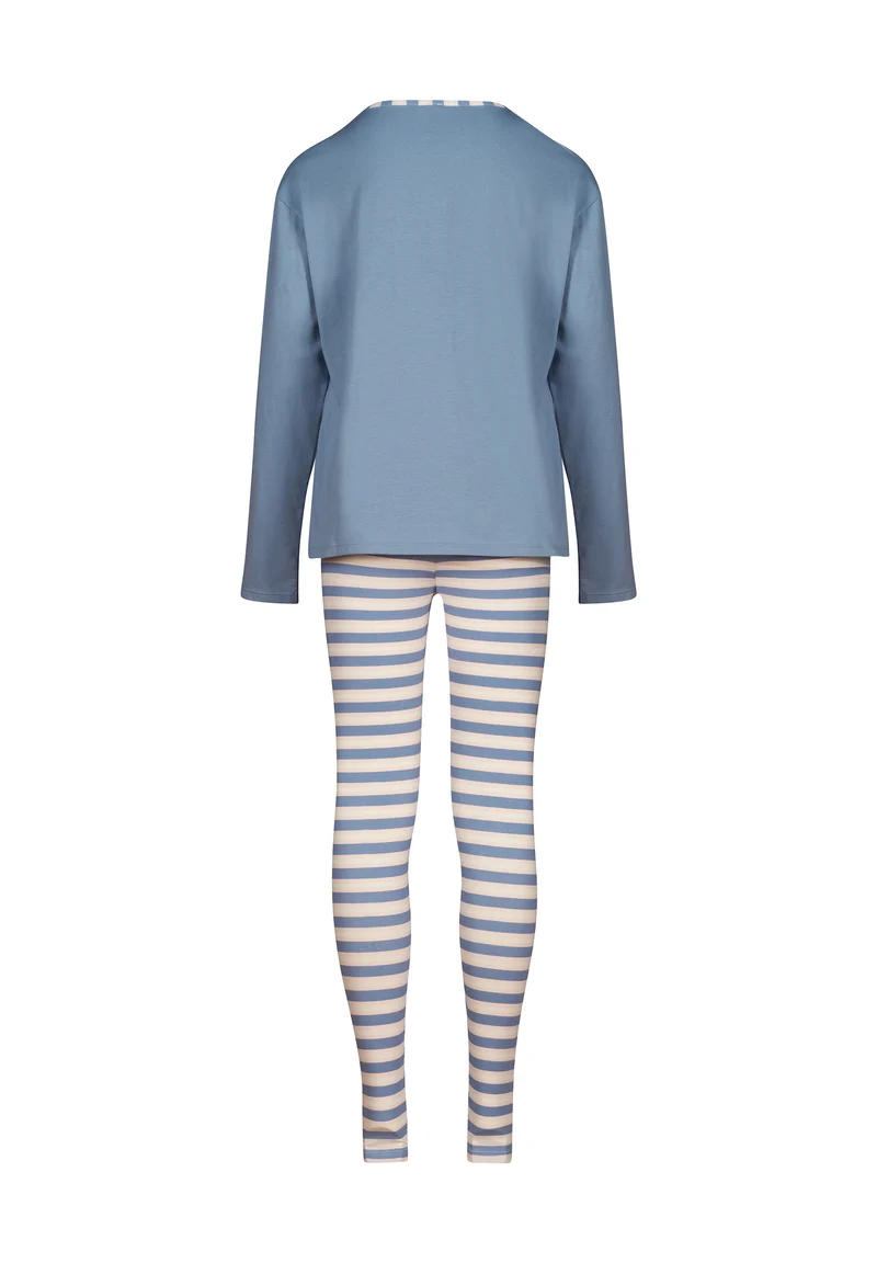 Night In Skiny Pyjama Girls pyjama long | faded denimblue 030074-08S336