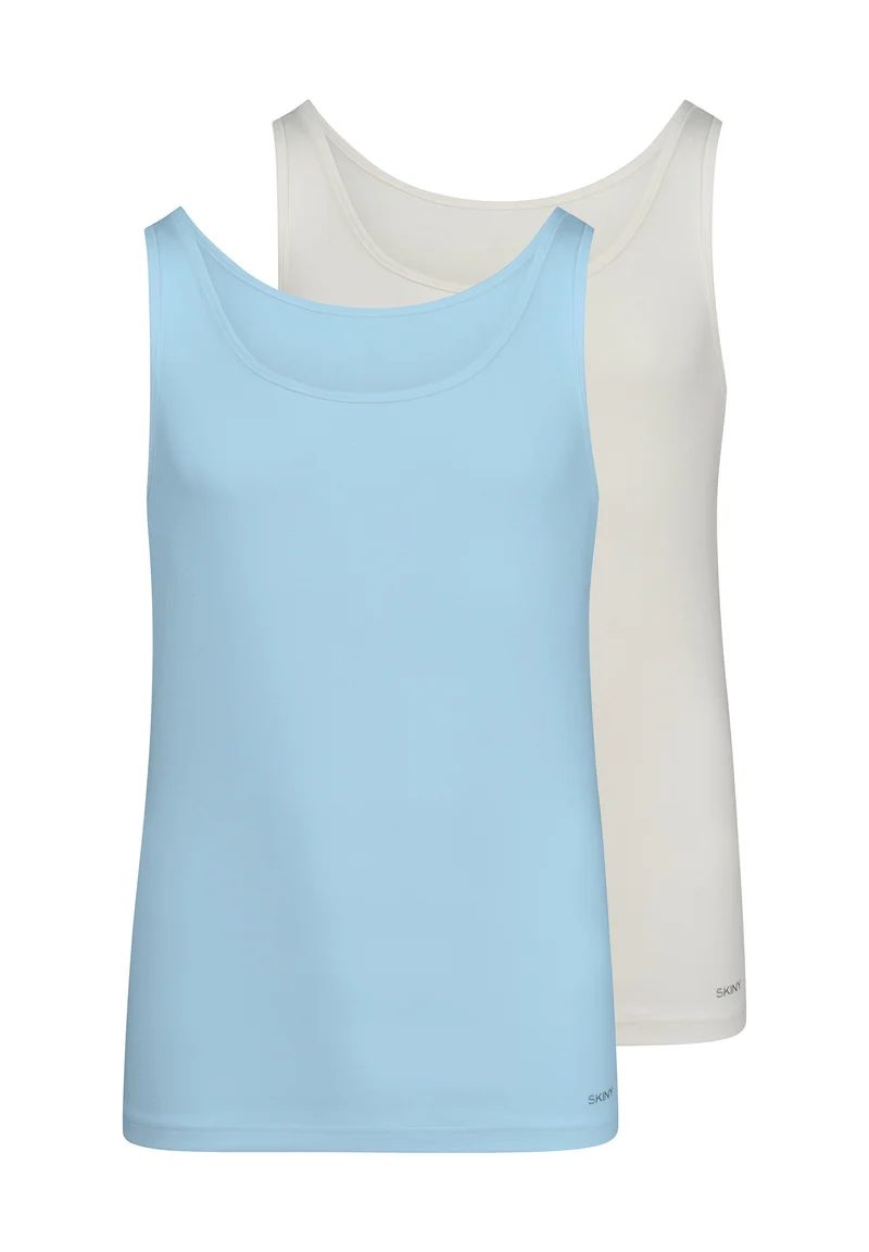 Cotton Multipacks Girls tank top 2 pack | angelwhite selection 030036-08S847