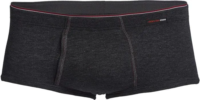 conta Herren Slip mit Eingriff schwarz geringelt 1-er Pack