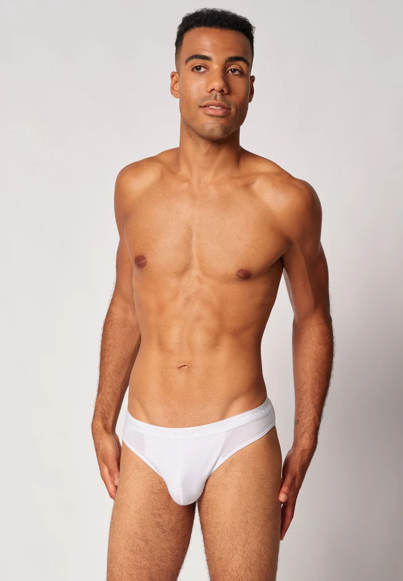 Cotton Rib Briefs 2 pack | white 080694-080500