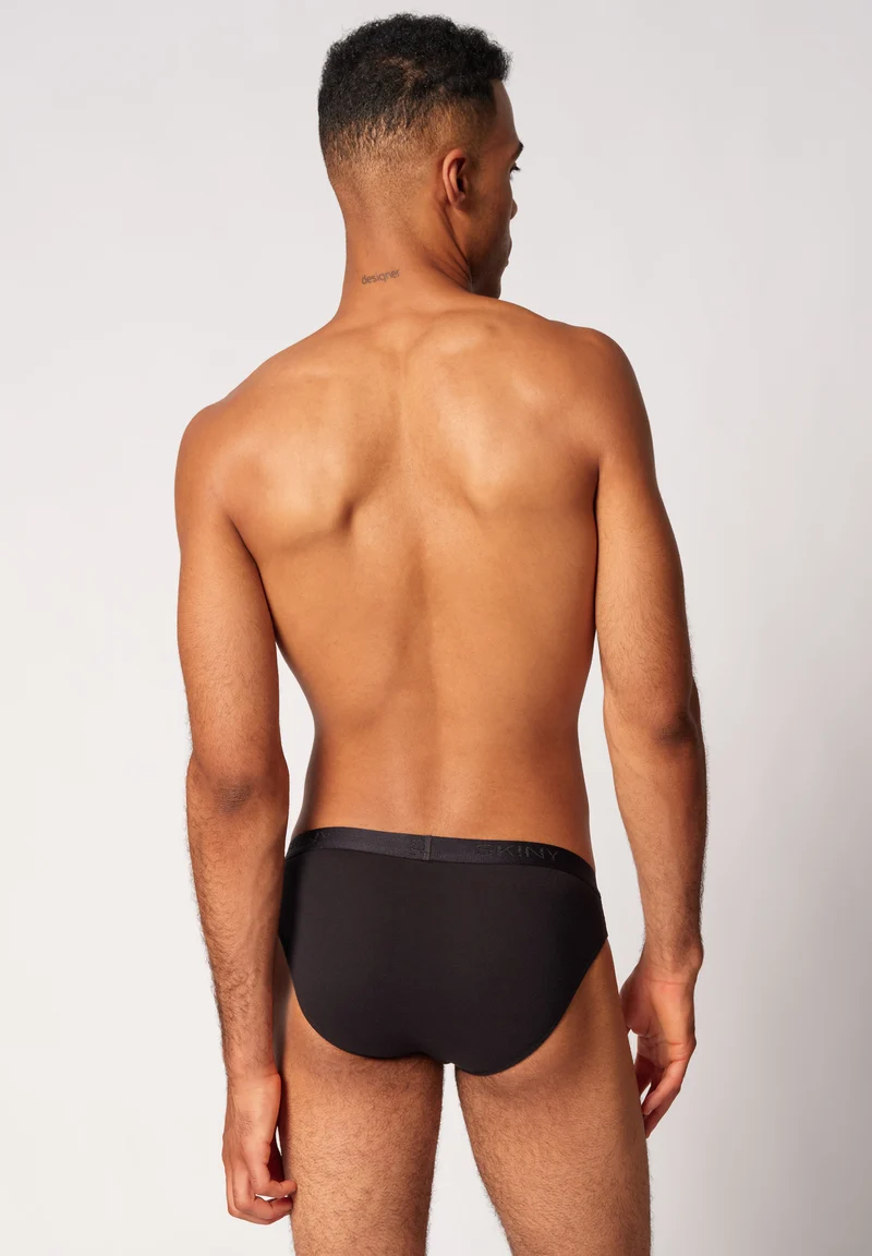 Cotton Rib Briefs 2 pack | black 080694-087662