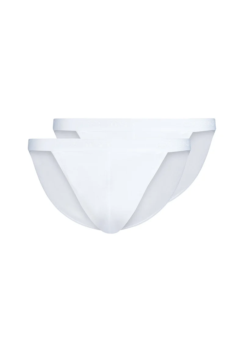 Cotton Rib Tanga briefs 2 pack | white 080693-080500