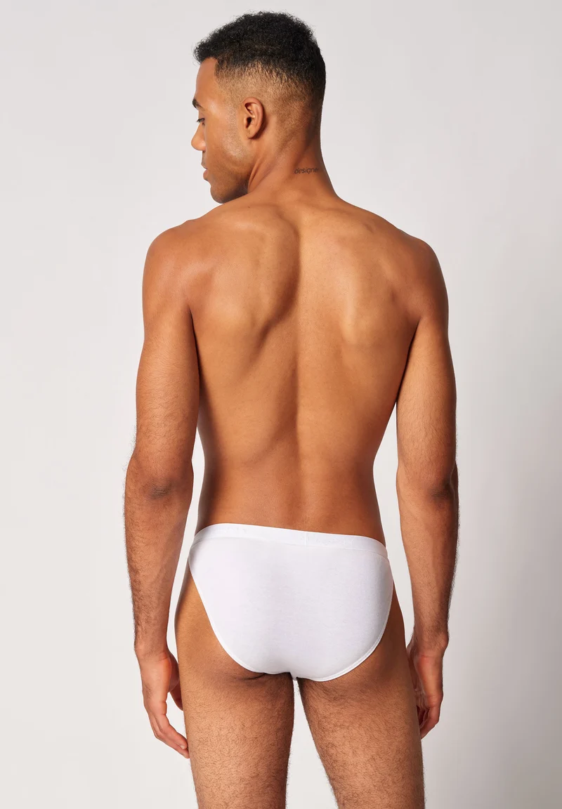 Cotton Rib Tanga briefs 2 pack | white 080693-080500