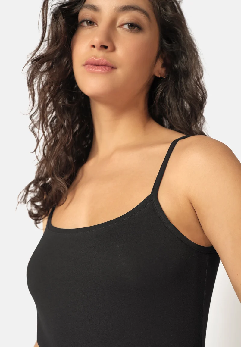 SKINY ADVANTAGE Cotton Stretch Camisole | black 080479-087662