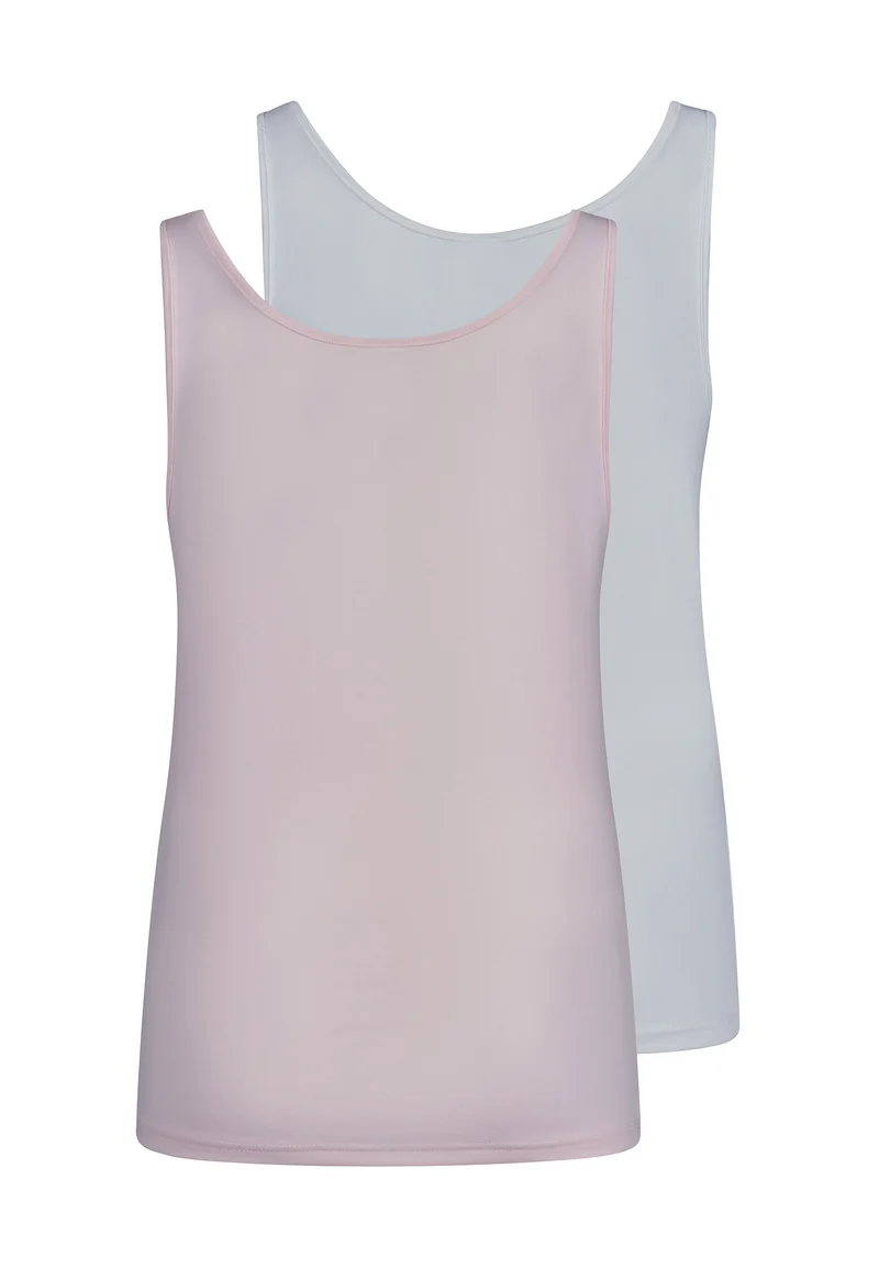 Cotton Multipacks Girls tank top 2 pack | pearl selection 030036-08S140