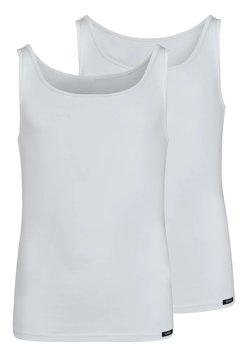 Cotton Multipacks Girls tank top 2 pack | white 030036-080500
