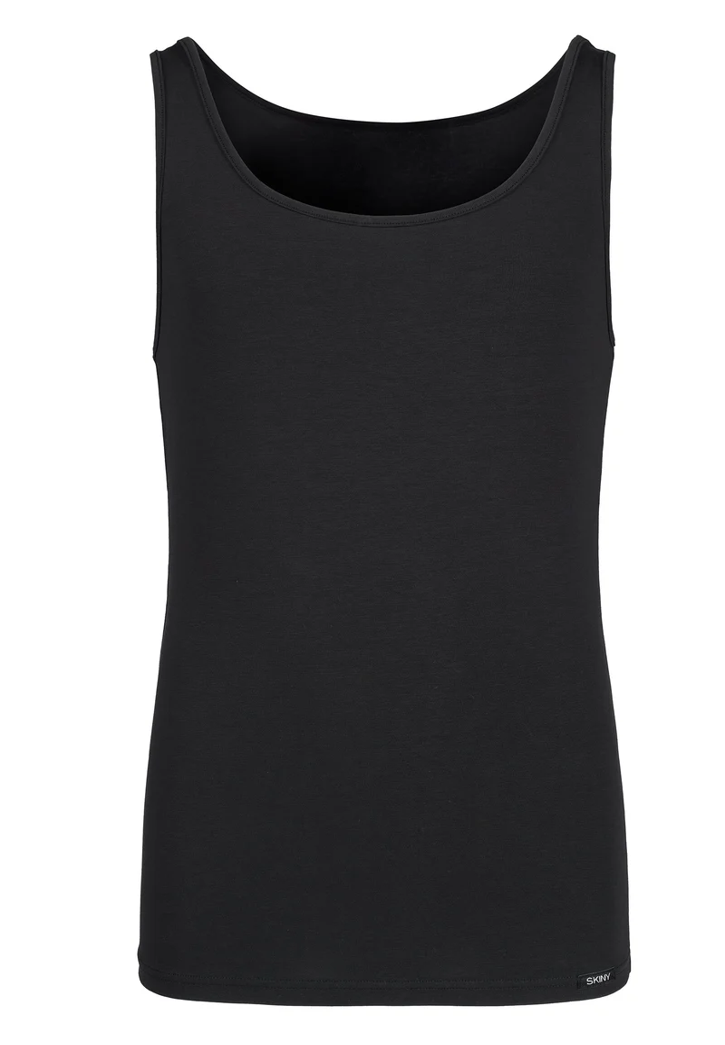 Cotton Multipacks Girls tank top 2 pack | black 030036-087665