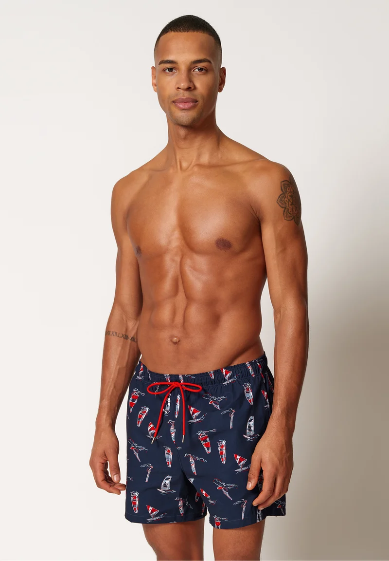 Swimen Swimming shorts | cheekynavy surfer 080883-08S625
