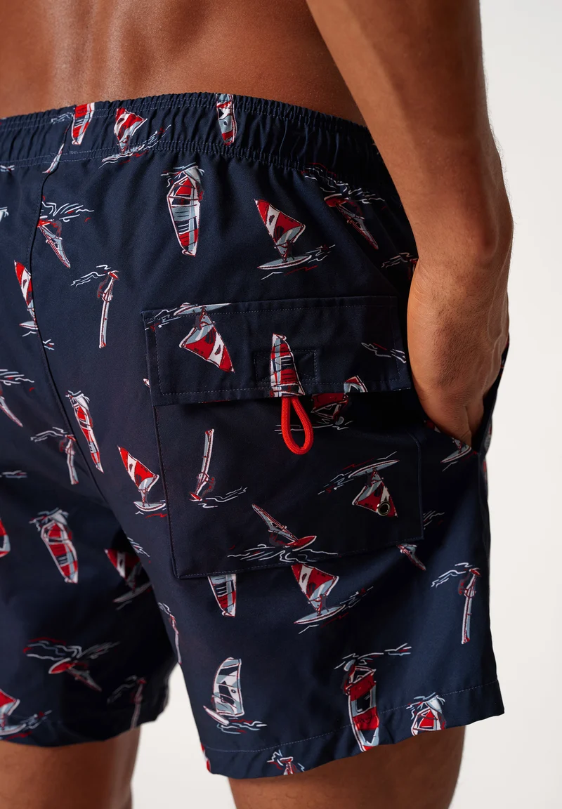Swimen Swimming shorts | cheekynavy surfer 080883-08S625