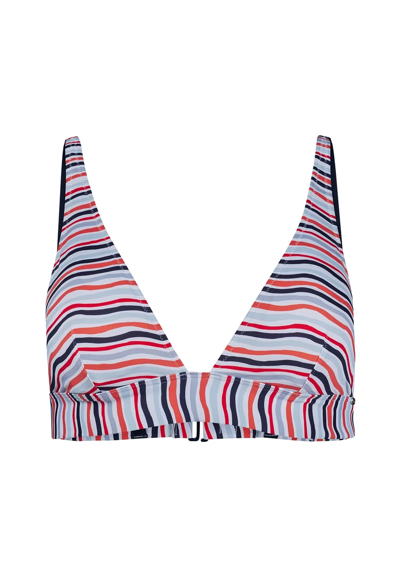 Maritimemotion Triangle bikini top | ivory waves 080865-08S580