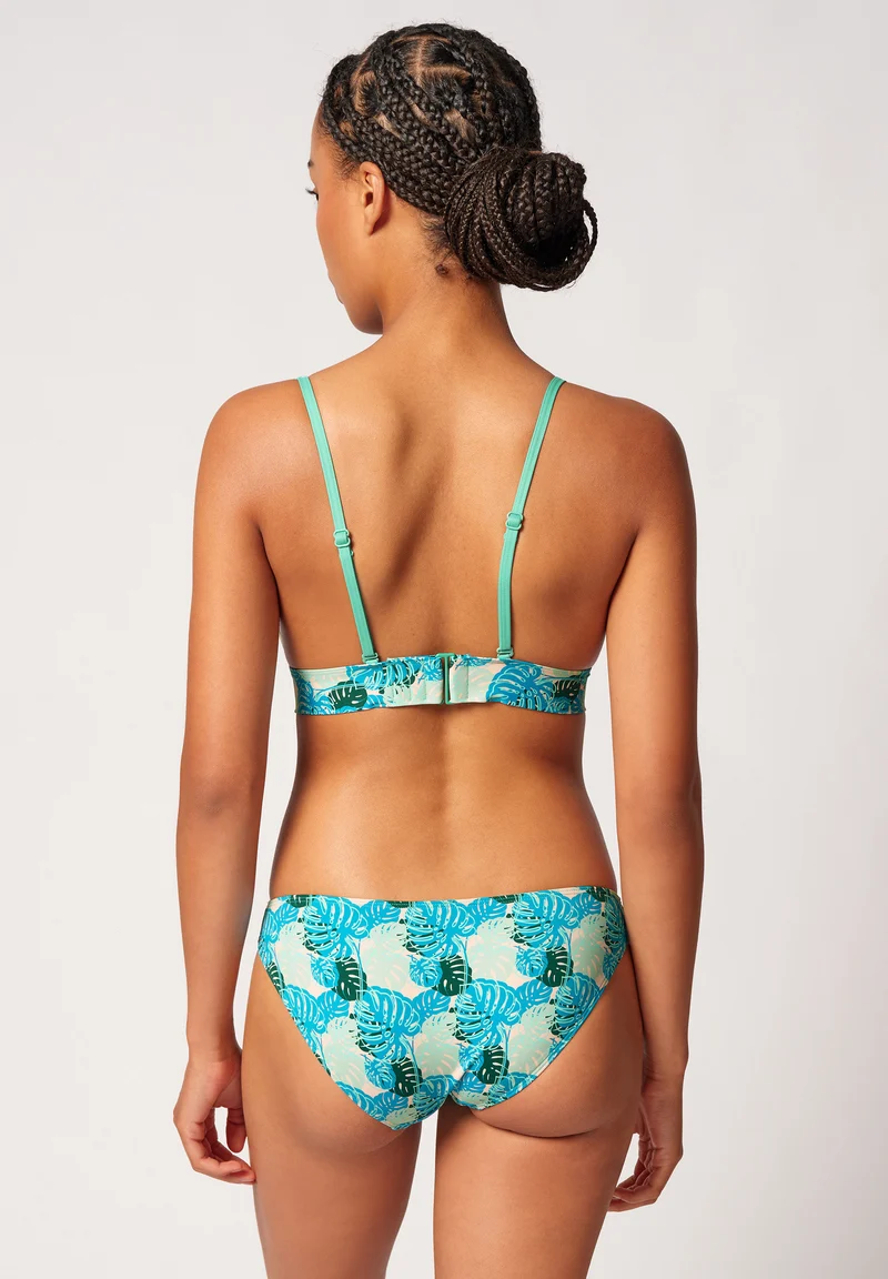 Maritimemotion Triangle bikini top | aruba leaves 080865-08S757