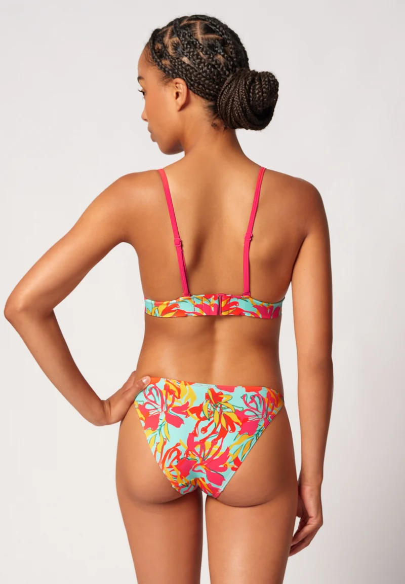 Maritimemotion Triangle bikini top | tropical blossom 080865-08S756
