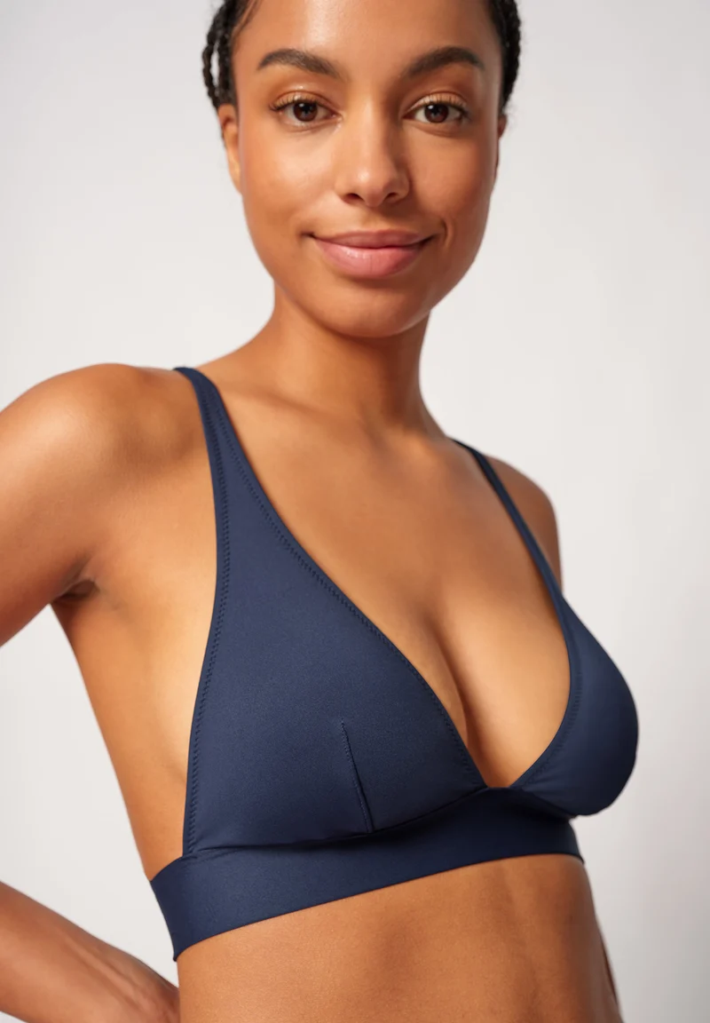 Maritimemotion Triangle bikini top | crown blue 080865-080393