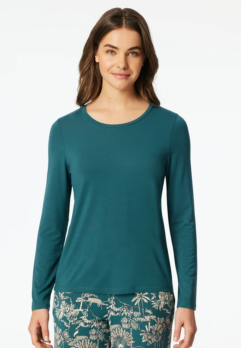 Shirt langarm Rundhals