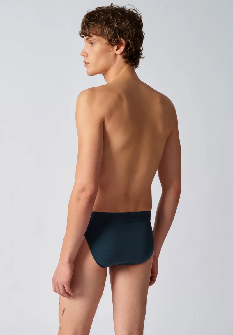 Cotton Retro Briefs 2 pack | orion blue 080692-08S993