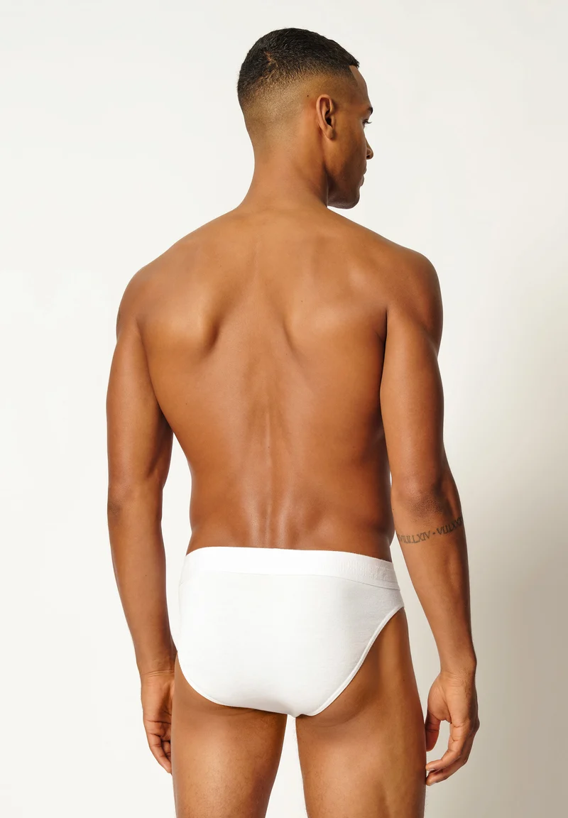 Cotton Retro Briefs 2 pack | white 080692-080500