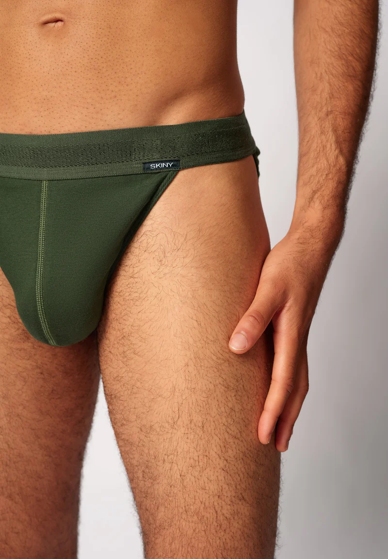 Cotton Retro Tanga briefs 2 pack | duffel bag 080691-08S735