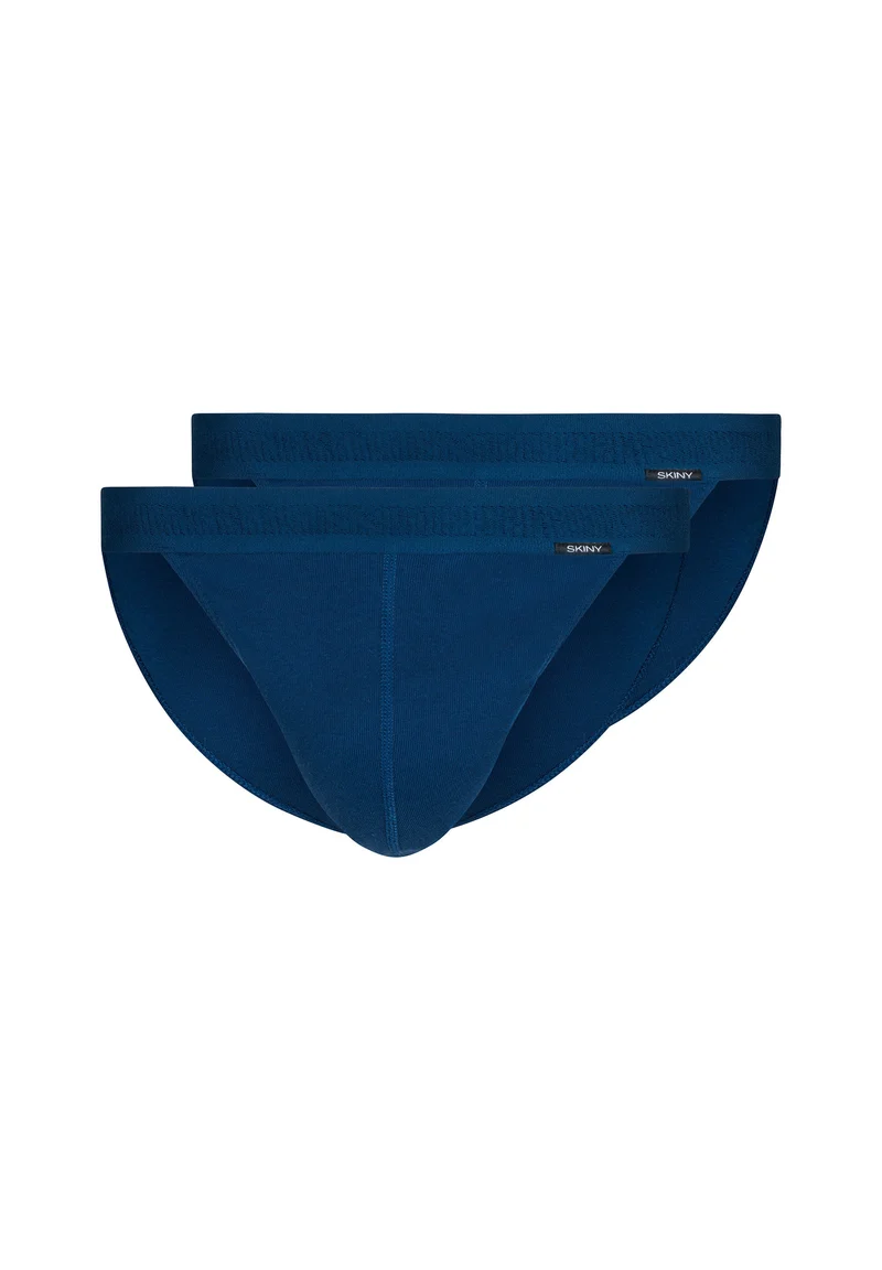 Cotton Retro Tanga briefs 2 pack | navy 080691-080369