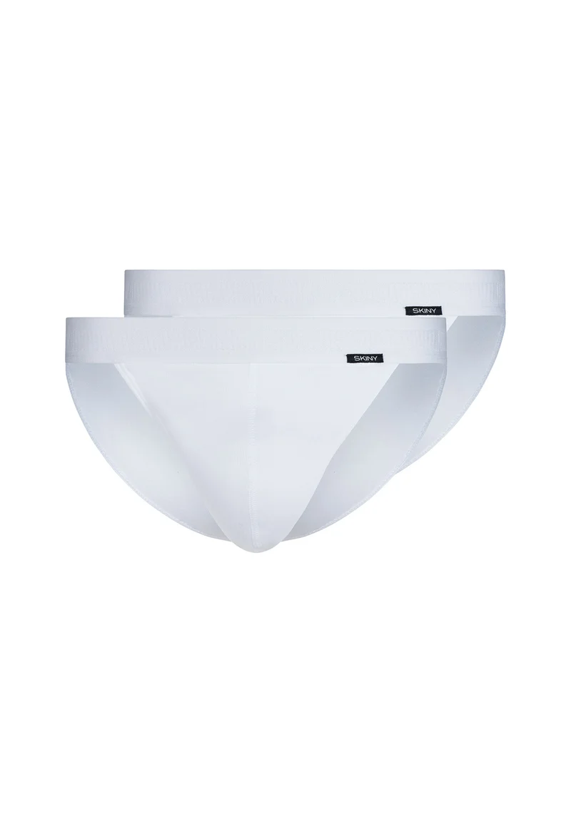 Cotton Retro Tanga briefs 2 pack | white 080691-080500