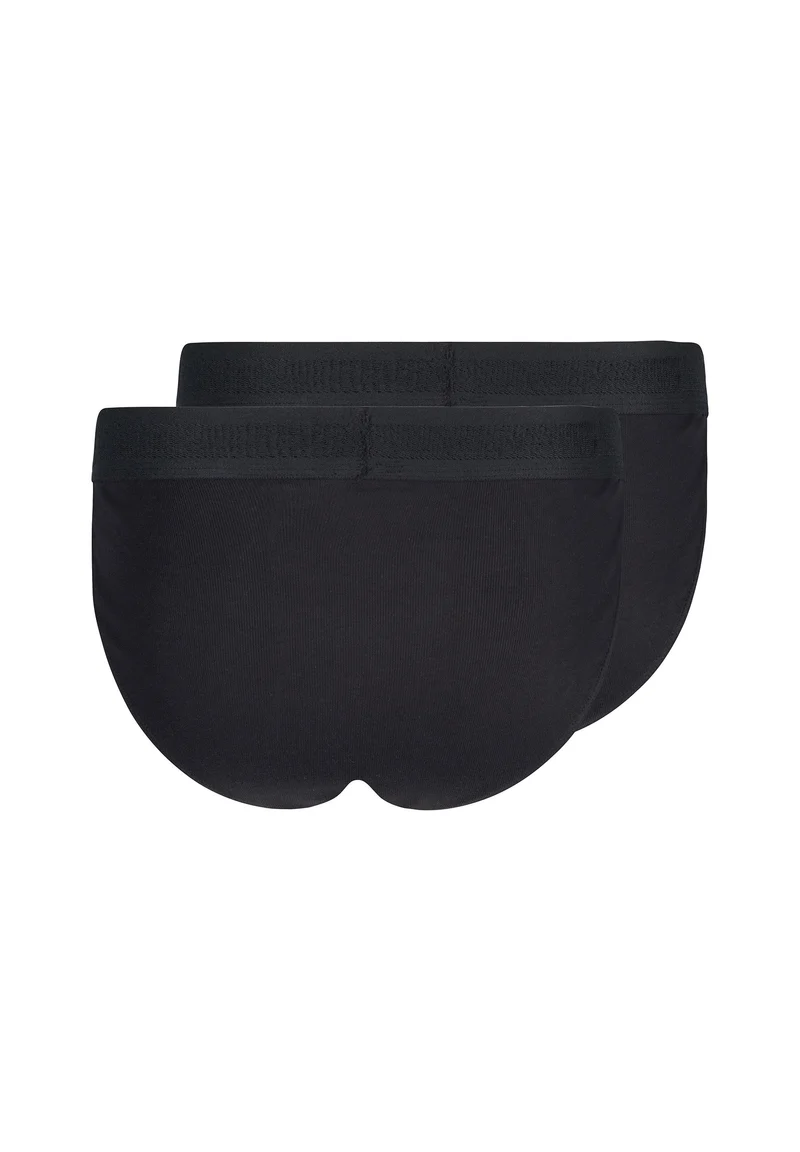 Cotton Retro Tanga briefs 2 pack | black 080691-087662