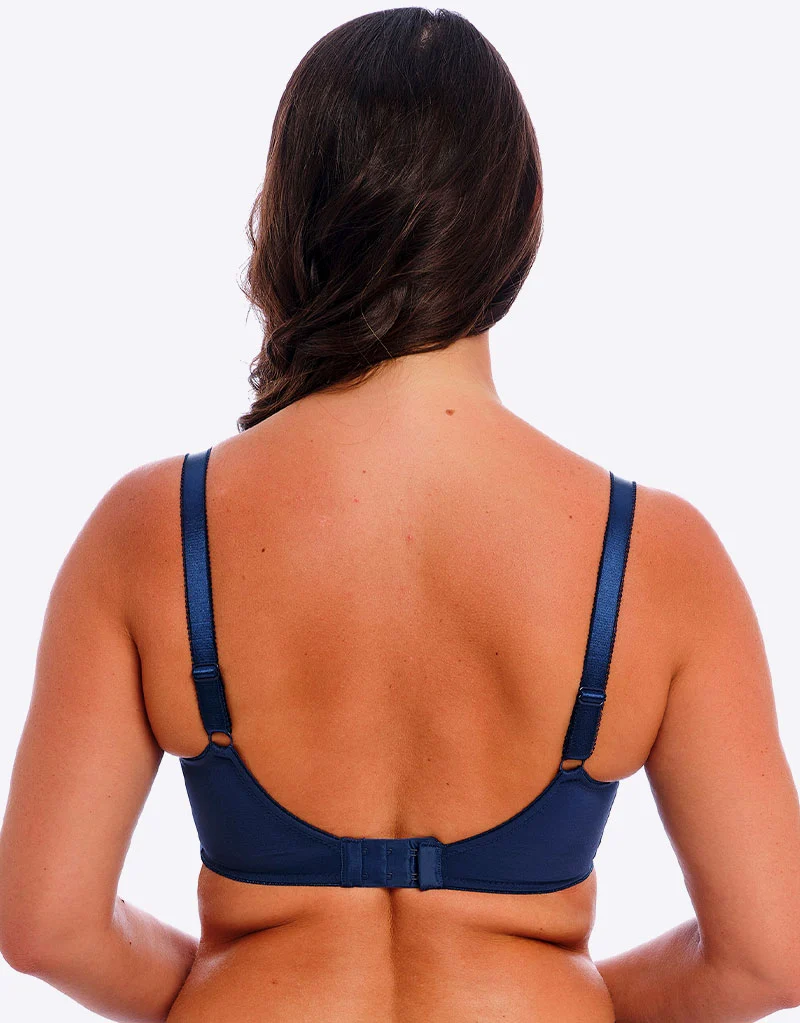 Fantasie Fusion Lace Full Cup Side Support Bra French Navy Blue