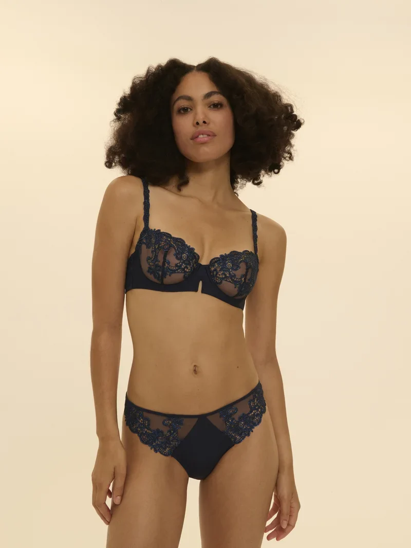 Simone Perele - Saga Thong Panty Sapphire