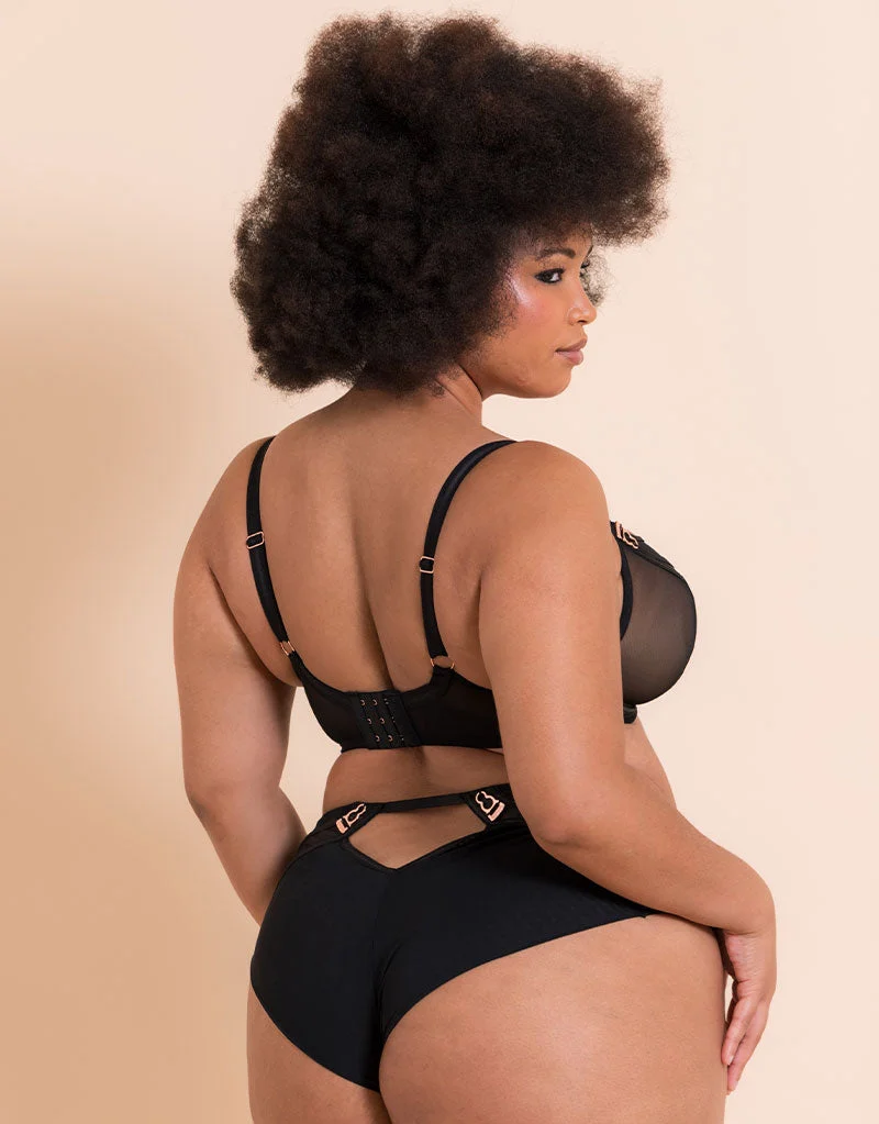 Scantilly Suspense Plunge Bra Black