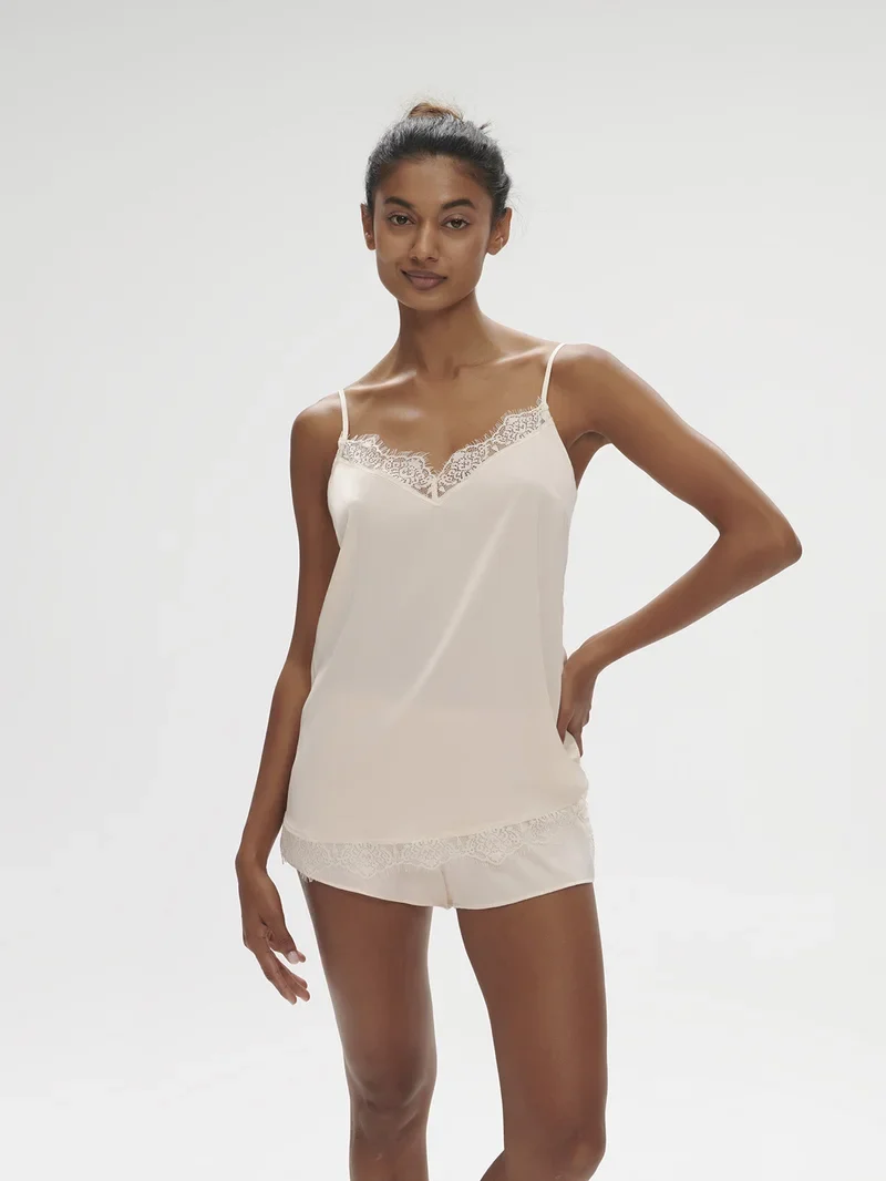 Simone Perele - Satin Secrets Night Short Sakura Pink