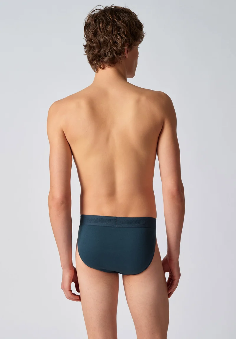 Cotton Retro Tanga briefs 2 pack | orion blue 080691-08S993