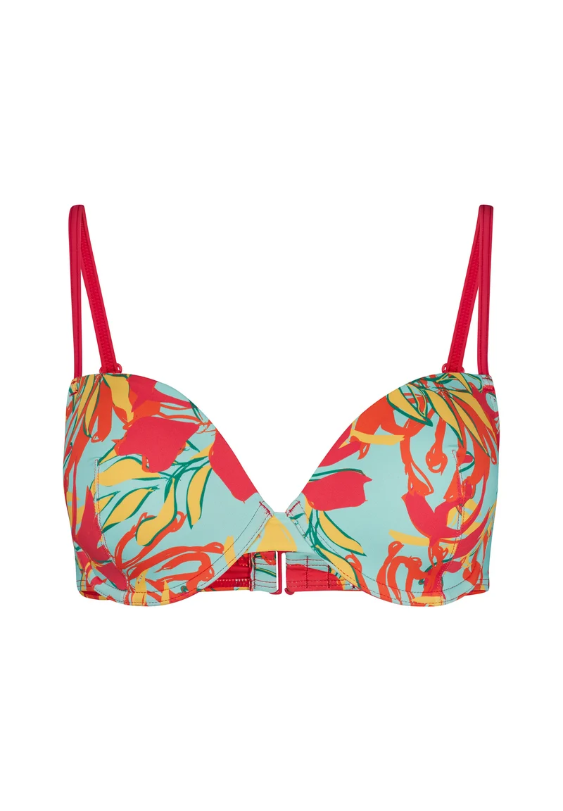 Maritimemotion Padded bikini top | tropical blossom 080441-08S756