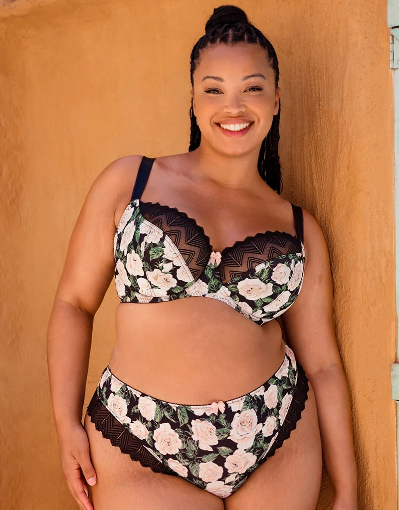 Curvy Kate Wild One Balcony Bra Floral Print