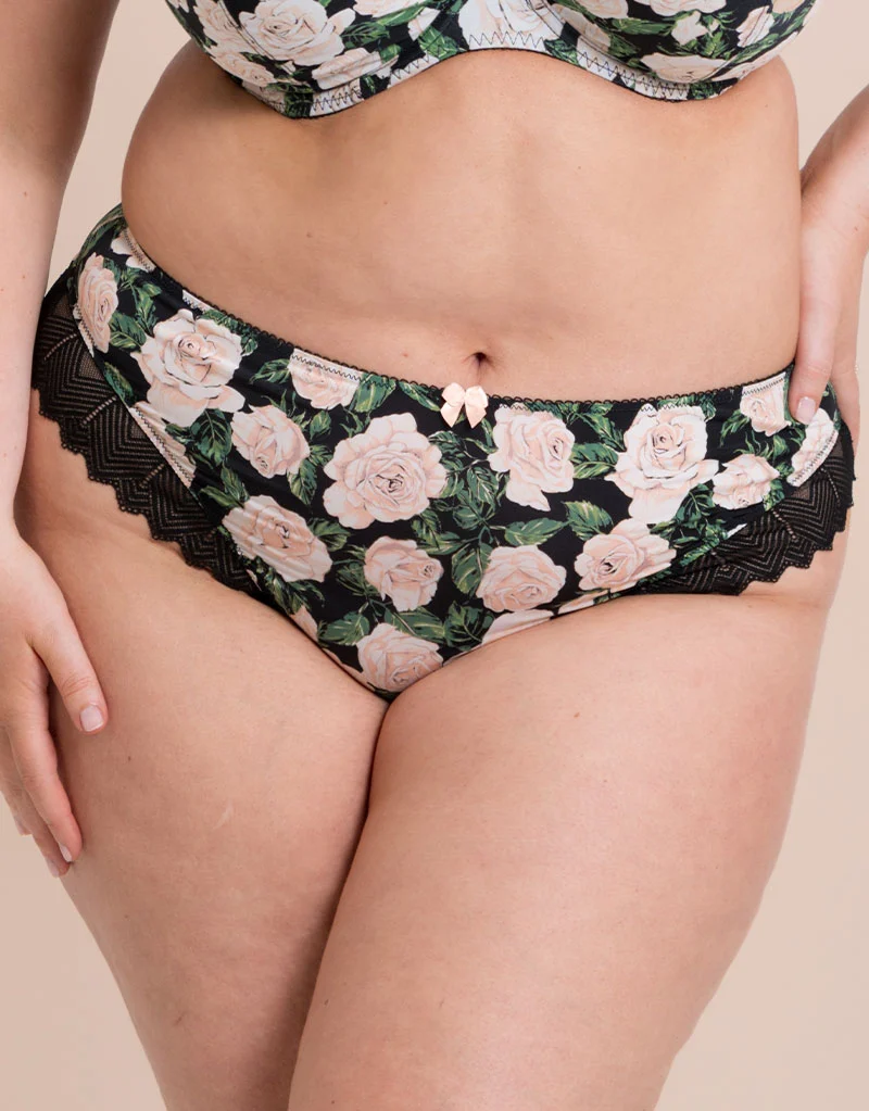 Curvy Kate Wild One Brazilian Brief Floral Print