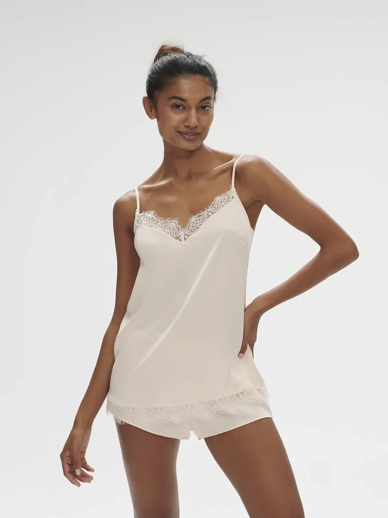 Simone Perele - Satin Secrets Top Sakura Pink