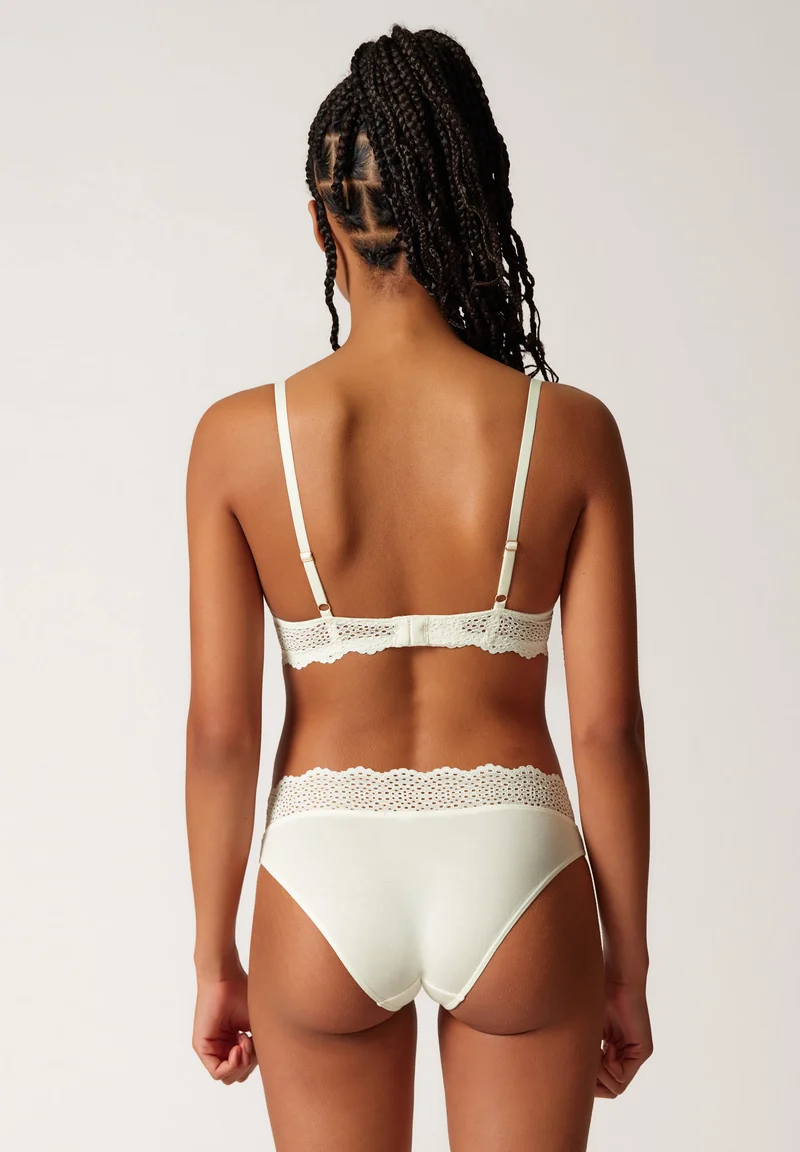 Bamboo Lace Spacer bra | ivory 080584-087608