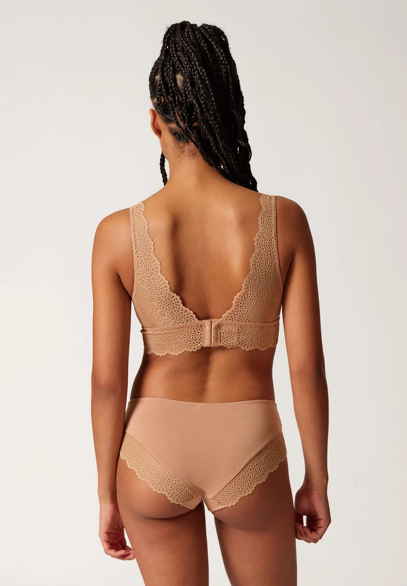Bamboo Lace Soft bra | bronze 080582-083297