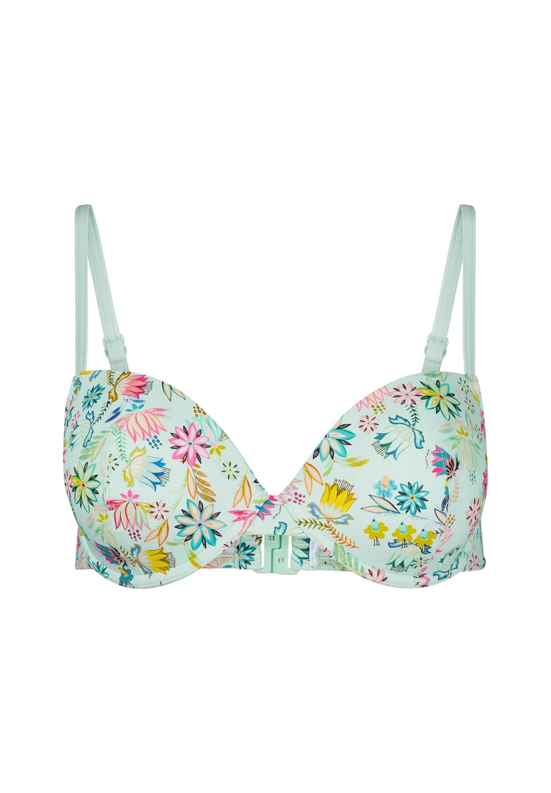 Maritimemotion Padded bikini top | skylight flowers 080441-08S984