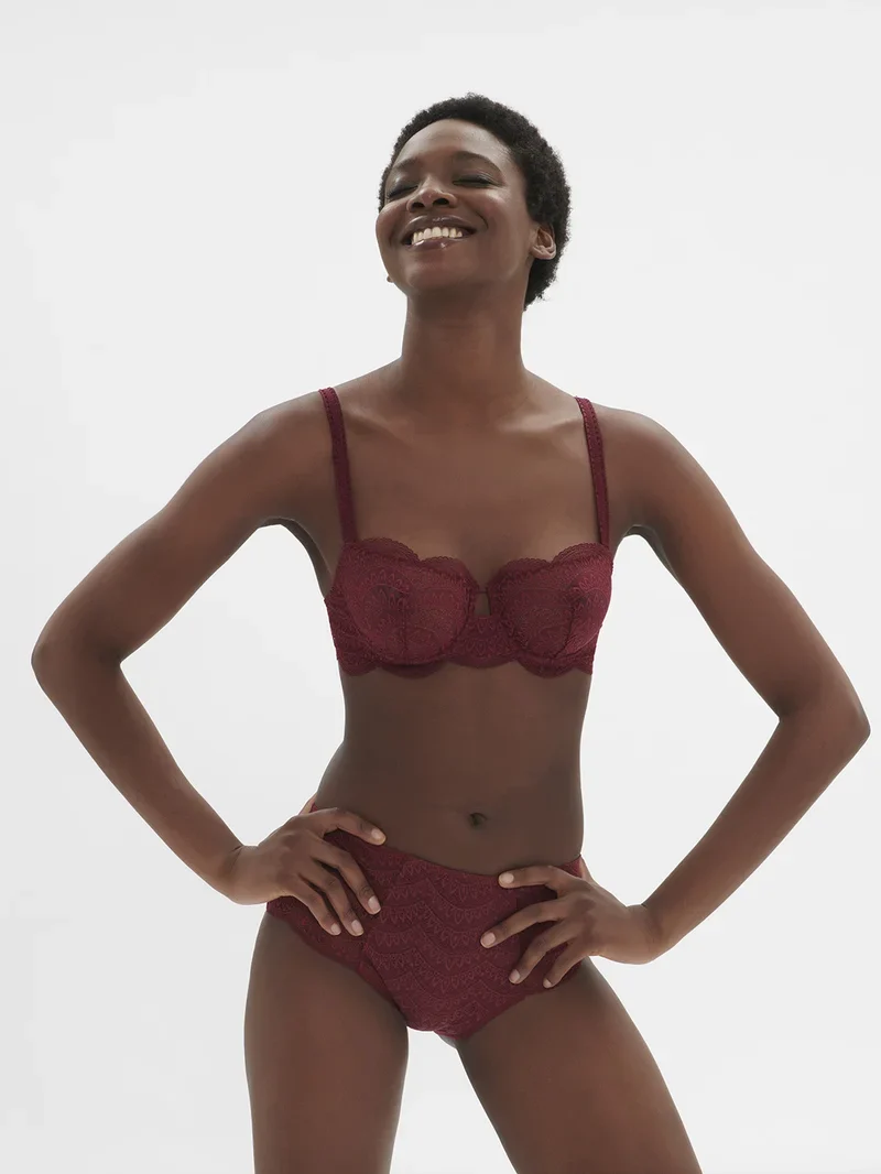 Simone Perele - Karma High Waist Slip Spinel Red