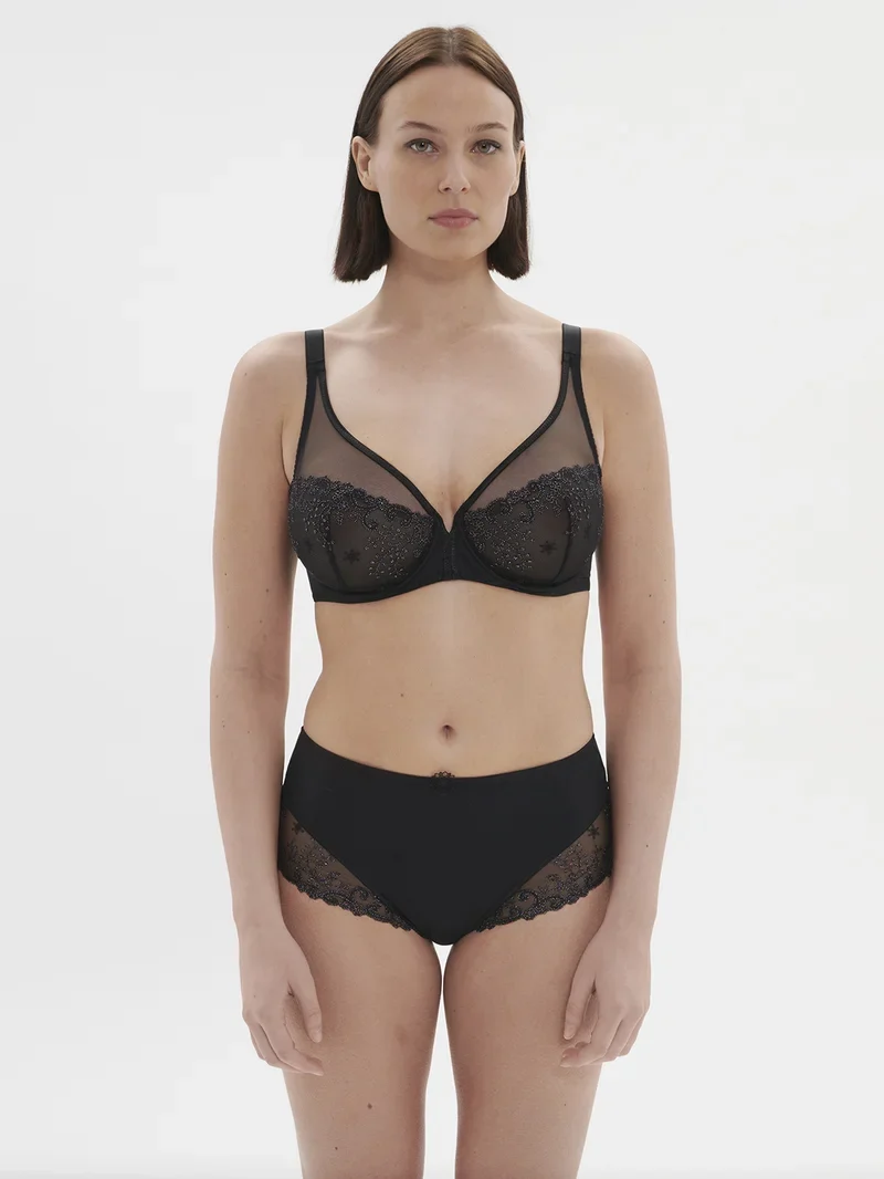 Simone Perele - Delice High Waist Brief Panty Gem Black