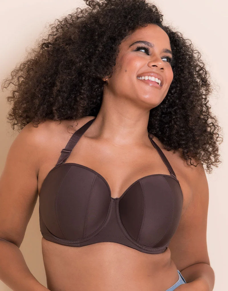 Curvy Kate Luxe Strapless Multiway Bra Cocoa